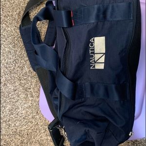 Navy Blue Nautica duffle bag